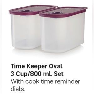 Tupperware Time Keeper Oval